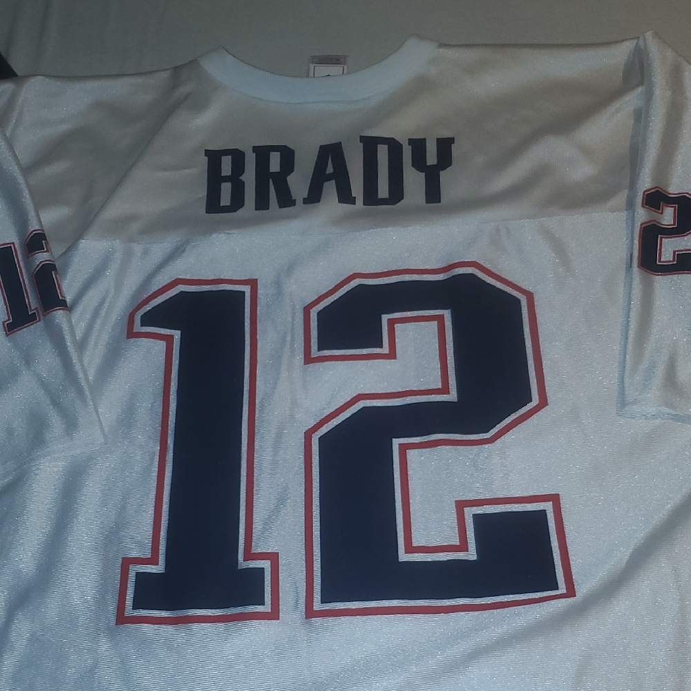 NFL White and Blue Jersey Tag